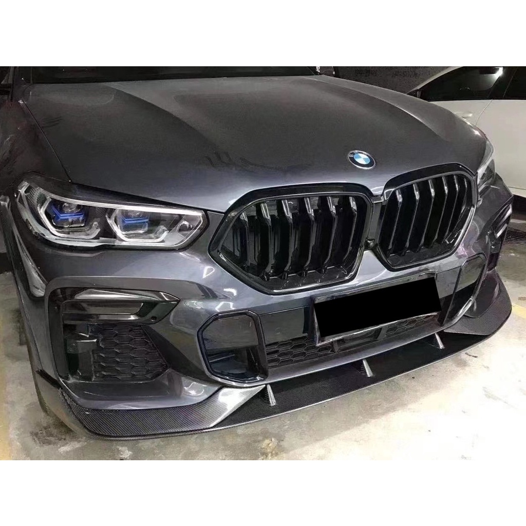 【亞諾車酷】BMW X6 F96 G06 AC 碳纖維 前下巴