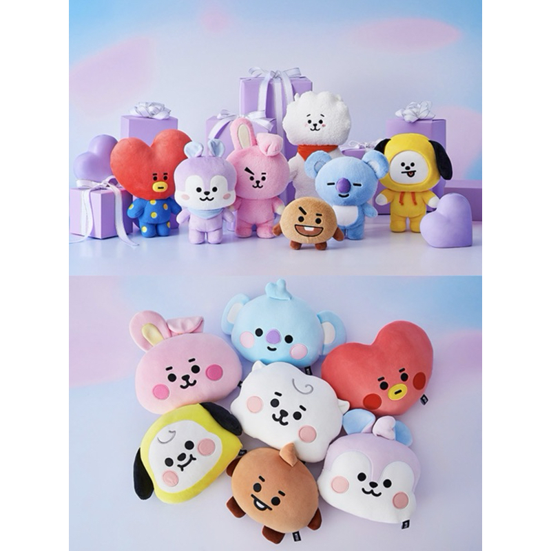 BT21 M號站姿娃娃 午睡枕 BTS 防彈少年團  朴智旻 金泰亨 金南俊 金碩珍 閔玧其 鄭號錫 田柾国