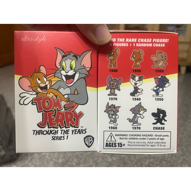 [未拆盲盒］湯姆貓與傑利鼠 Tom and Jerry 歲月之旅 全新未拆盲盒 Mindstyle