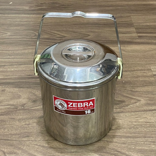 ZEBRA 斑馬牌 304不鏽鋼新型提鍋 16CM 3L餐盒 飯盒 湯鍋 保鮮盒/廚房