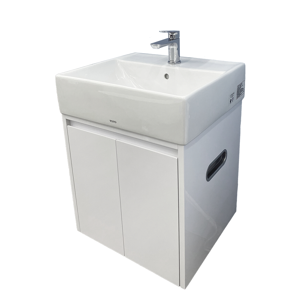 TOTO面盆專用浴櫃，適用L710CGUR 衛生紙孔 訂製品(CA02-PV0148L/R)