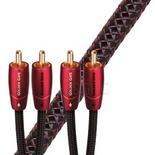現貨出清 美國 AudioQuest Golden Gate RCA-RCA 訊號線1、1.5、2M 完美表層銅 PSC