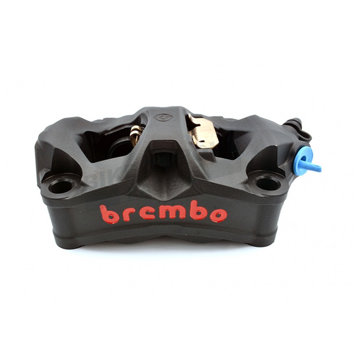 BREMBO STYLEMA 一體成型對四輻射卡鉗組 對四輻射卡鉗 對四卡鉗 黑底紅 (左+右) 公司貨 ★朝幸機車行★