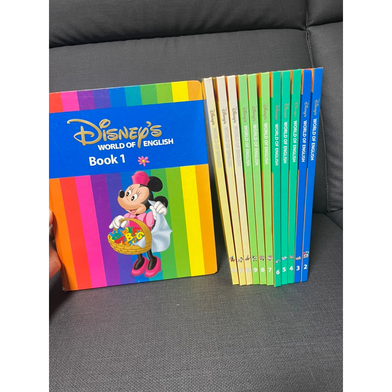 寰宇迪士尼美語 主課程12本書（拆售）