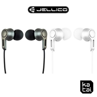 JELLICO 電競系列輕巧好音質線控入耳式耳機 黑/銀 JEE-CT33