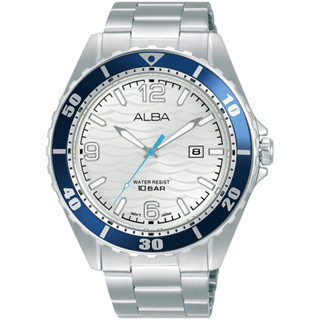 ALBA 雅柏 Active 運動風潮流手錶-42mm AG8N53X1/VJ32-X339S