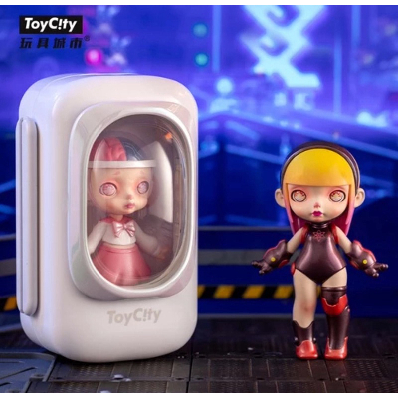 ［現貨］Toycity玩具城市 LAURA 勞拉 賽博朋克一代太空艙 盲盒 拆盒 確認款 / 原子領域