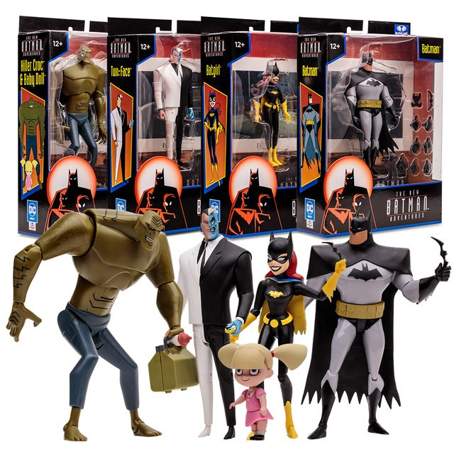 玩具研究中心 麥法蘭 DC Direct 蝙蝠俠 蝙蝠女 雙面人 殺手鱷 動畫版 6吋可動 現貨