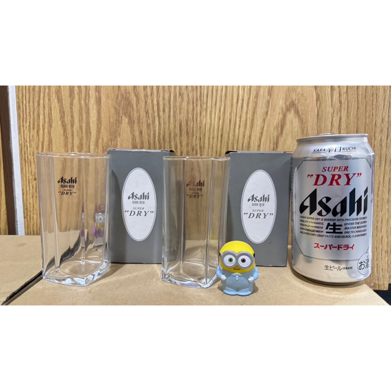 ASAHI啤酒杯朝日啤酒杯SUPERDRY八角形造型杯210ML現貨在台