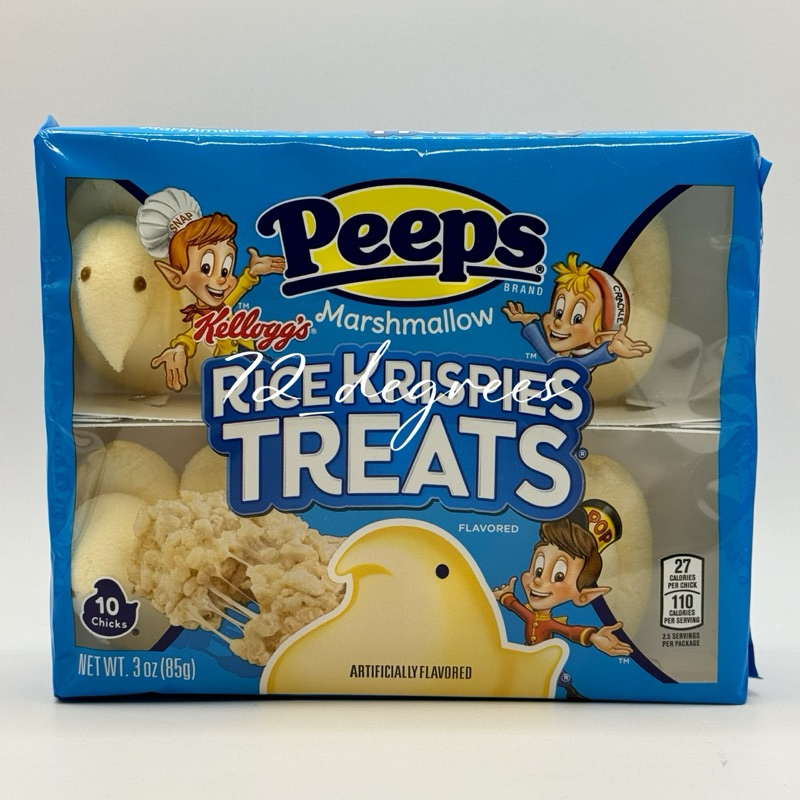 ✈️72_degrees 現貨 美國 Peeps x Rice Krispies 棉花糖米餅 小雞棉花糖