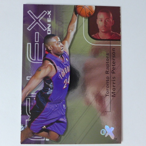 ~Morris Peterson/莫里斯·皮特森~2001年E-X.金屬設計.NBA新人特殊卡 RC