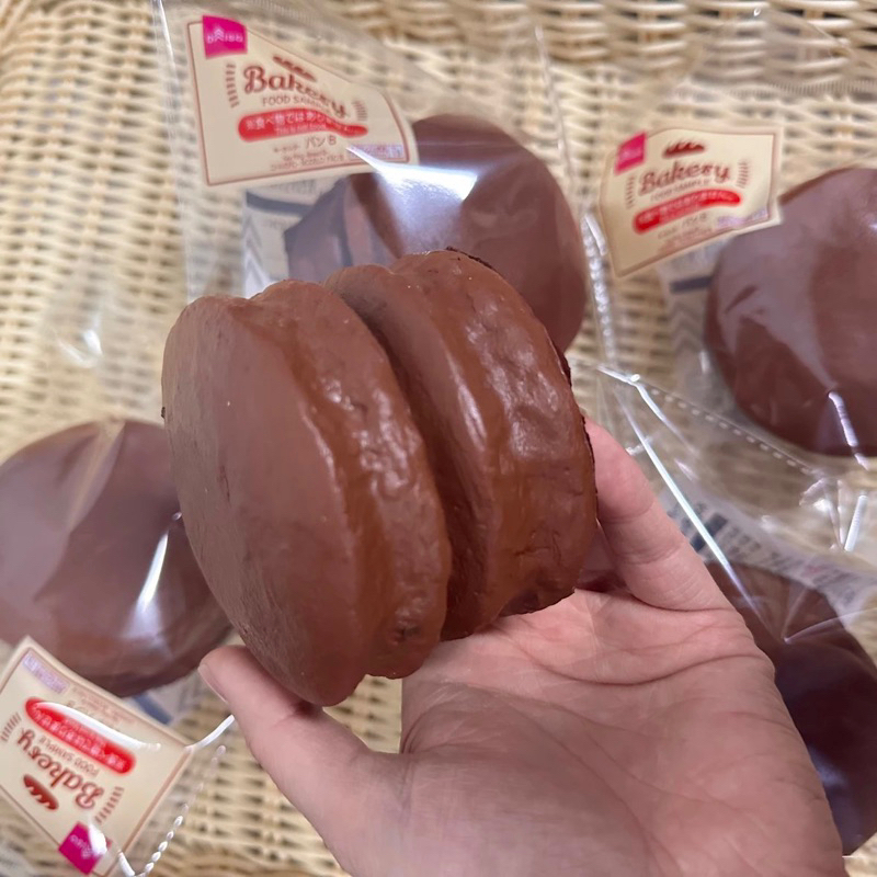 巧克力鬆餅🥞 濕軟黏手 慢回彈squishy
