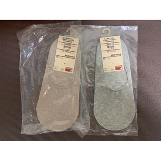 MUJI 無印良品 隱形襪兩入組 23～25cm 腳跟防滑 輕薄 有機棉