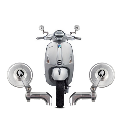 適用VESPA Priamvera Sprint偉士牌 衝刺 春天150 反光鏡圓款後照鏡CNC鋁合金機車後照