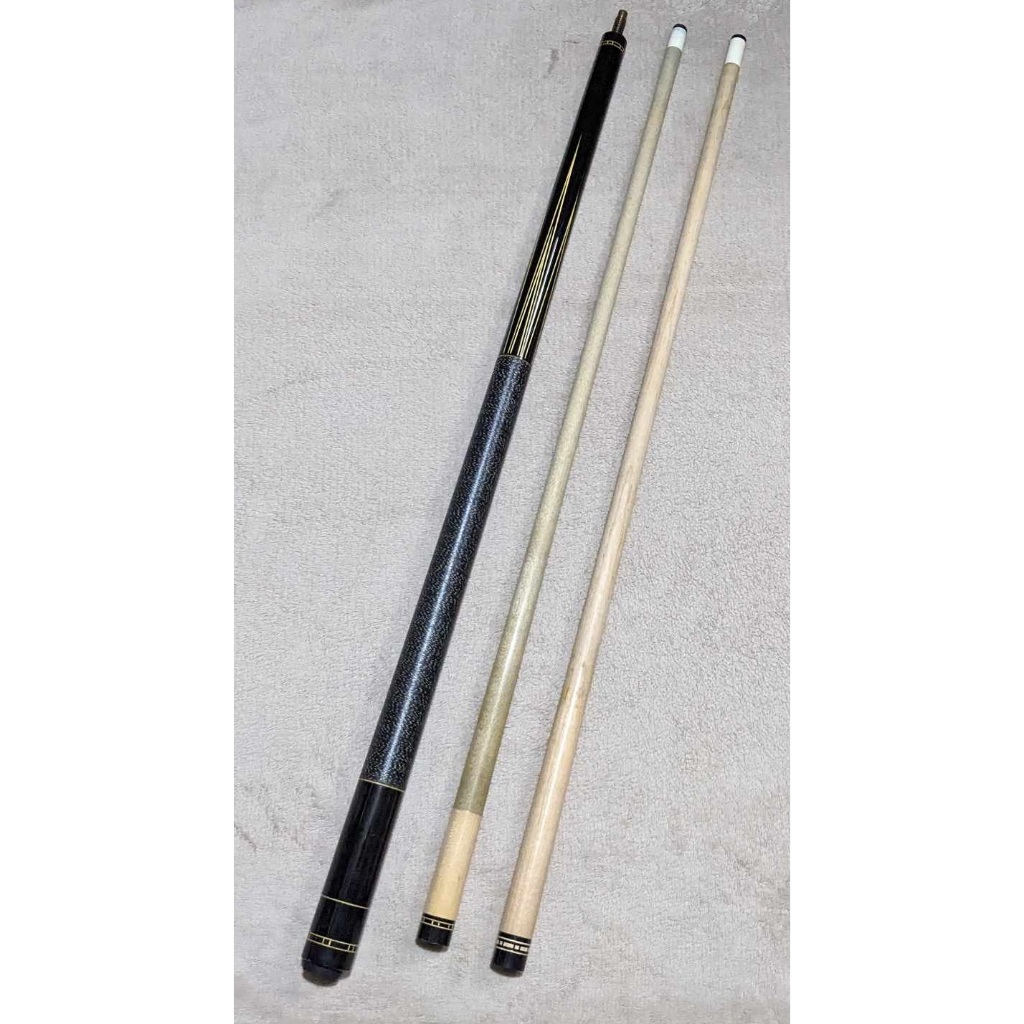 黑檀仿紹撞球桿雙前節 South West/SW/撞球杆/pool cues/黑插黑