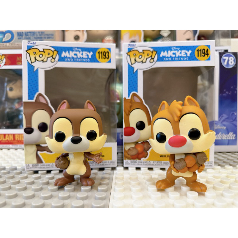 ✯ 小公主✯現貨 FUNKO POP 1193 1194 奇奇與蒂蒂 「合售」迪士尼 CHIP AND DALE