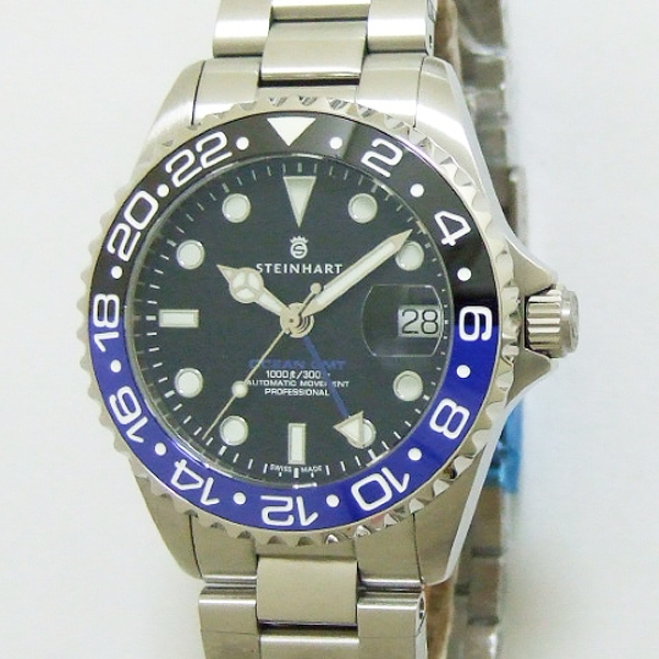 WATCHBAR/品牌:STEINHART 神赫/款式:REF:103-1281/材質:鋼(陶瓷錶圈)/錶況:全新品