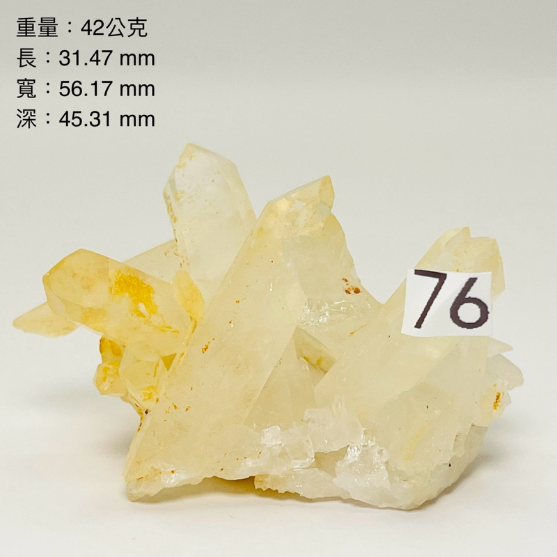 no.76 天然白水晶晶簇｜水晶礦石