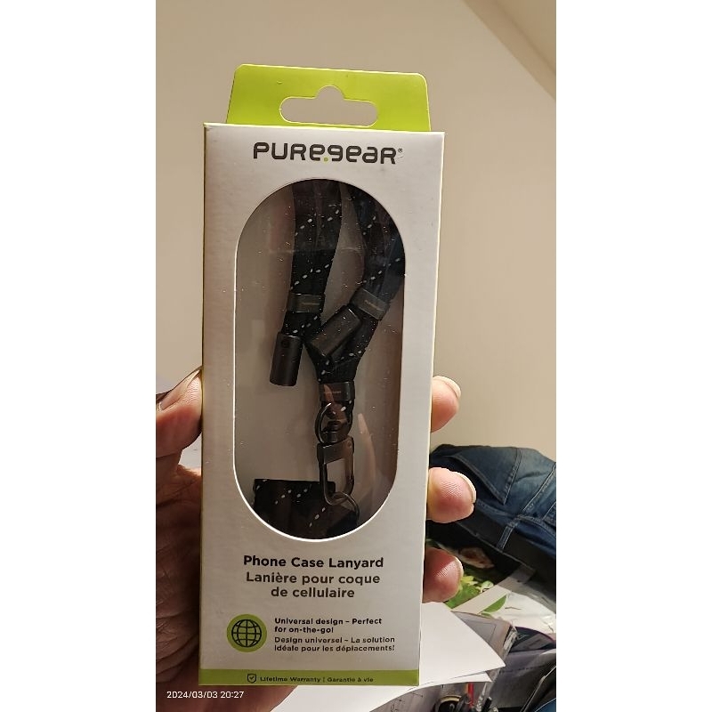 全新未拆 PureGear 普格爾編織背帶 手機掛繩 手機背帶