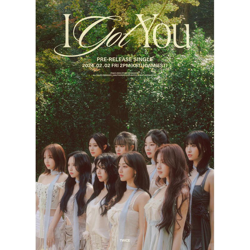 Twice WITH YOU 13th mini album 海報(綠版）
