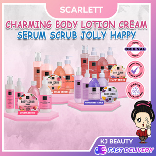 Scarlett Charming Body Lotion Cream Serum Scrub Jolly Happy