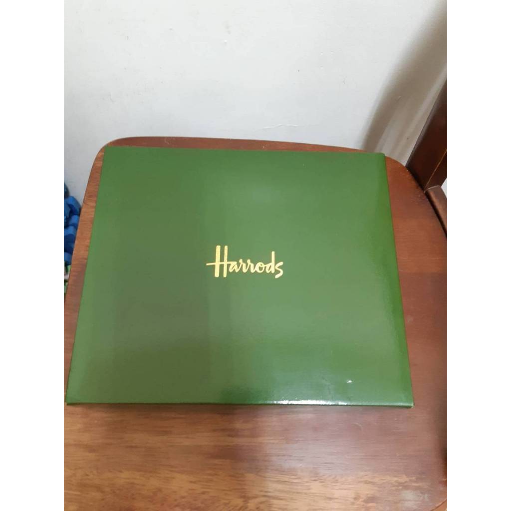 Harrods 禮盒 紙盒 綠色