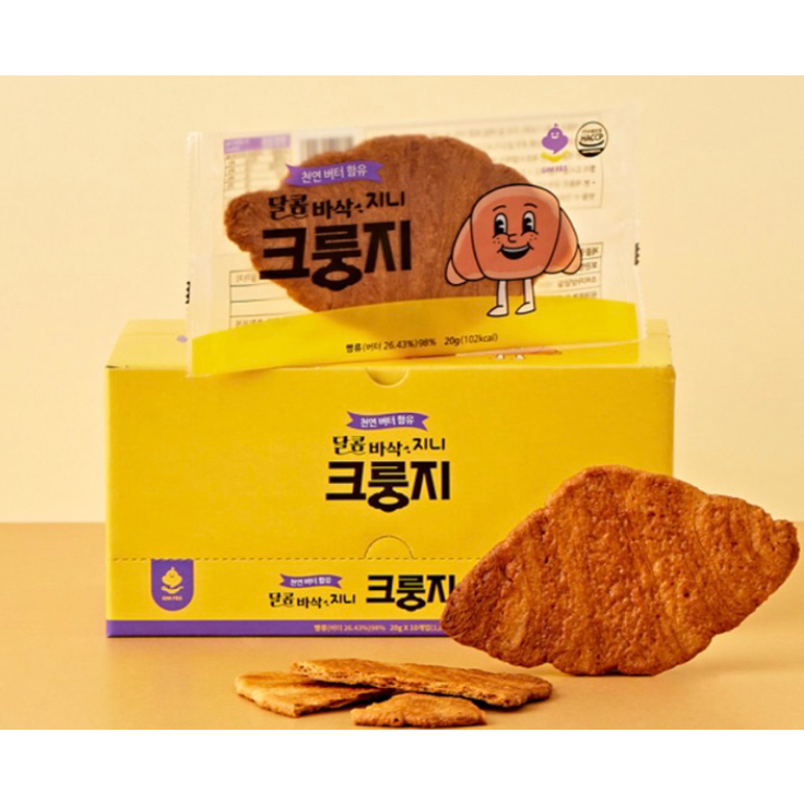 🇰🇷韓國超商限定扁可頌 可頌餅乾超好吃