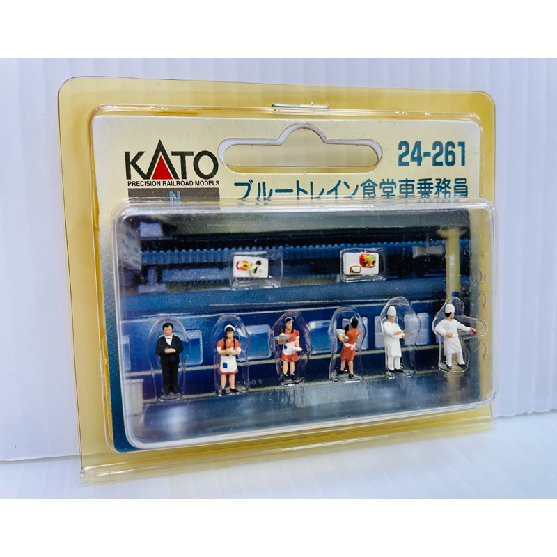 KATO N規  24-261 客車內 餐廳人員 人形 人偶 人物 一盒6入 鐵道