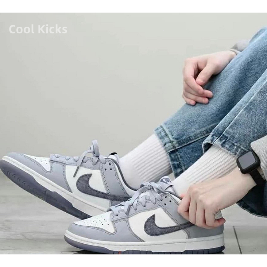 【Cool Kicks】Nike Dunk Low 莫蘭迪灰 灰紫 煙灰 麂皮勾勾 FJ4188-100