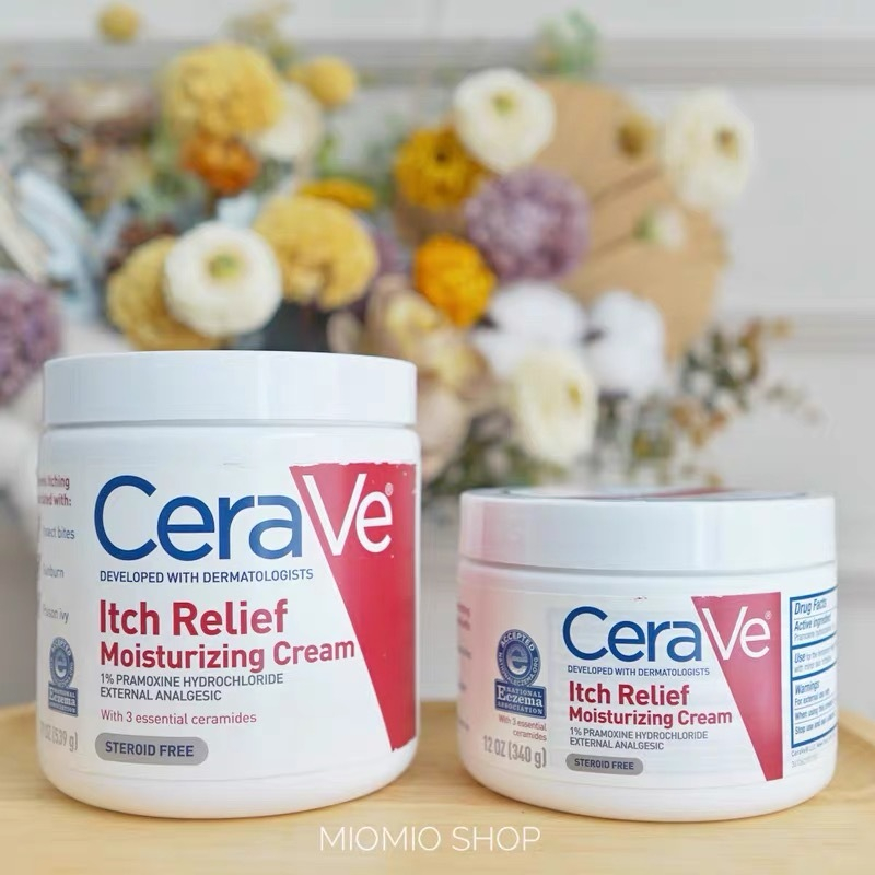 &lt;小小怡代購&gt; 新效期現貨 Cerave 適樂膚 Itch Relief 止癢保濕乳霜 止癢乳霜 保濕乳霜 340g