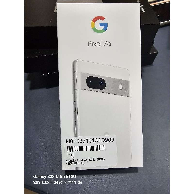 Google Pixel 7a  8+128G 雪花白