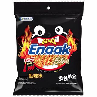 ENAAK 韓式小雞麵(勁辣味)增量袋裝28gx3包【小三美日】DS020596