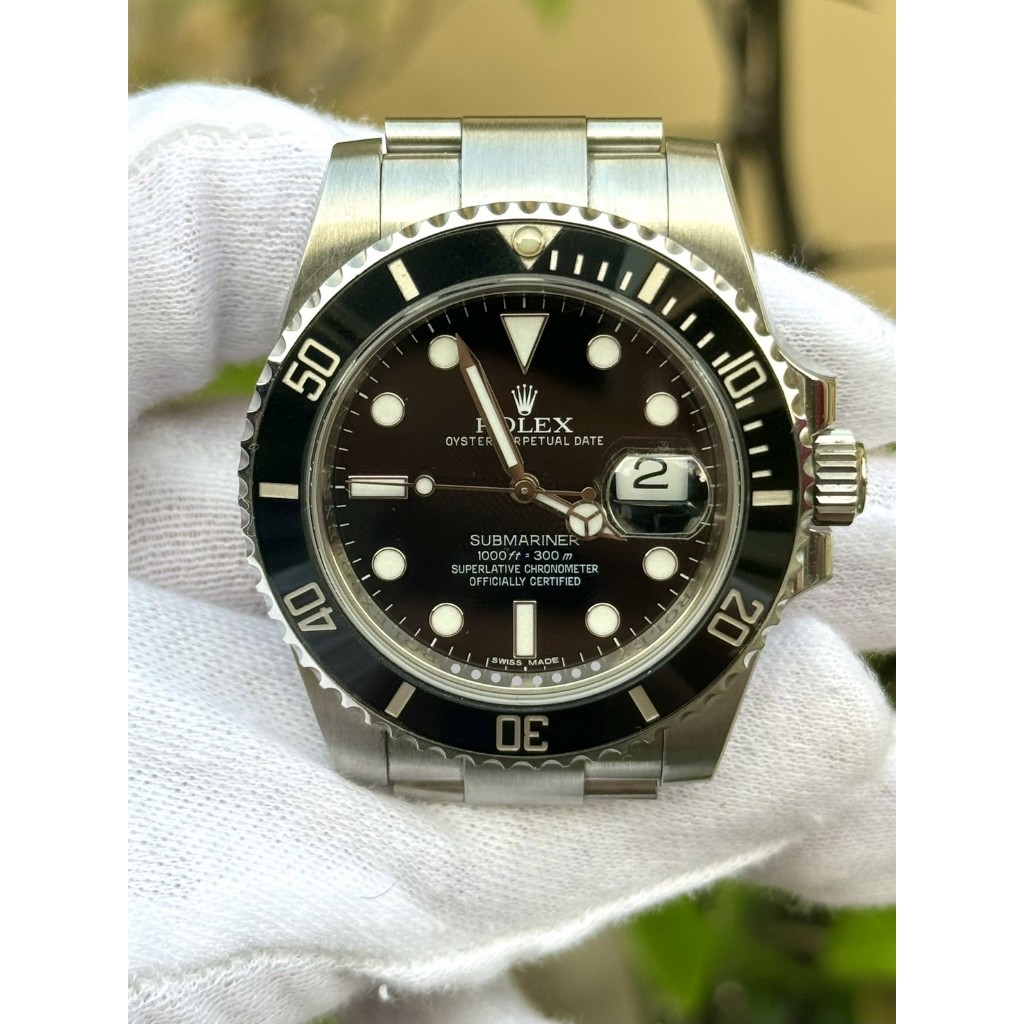 勞力士 ROLEX 型號116610LN 黑水鬼 錶徑40mm 機芯3135 2015/JAN 國外AD