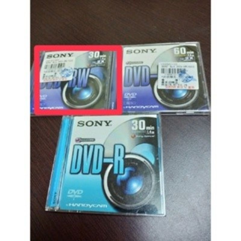SONY 8CM DVD-RW  1.4GB  30min  1x-2x 適用攝影機  光碟