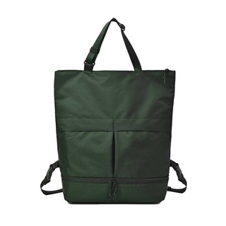 【HENRAY】簡約多用包-軍綠色 防水 可調節肩帶 大容量 側背包 背包 包包 提袋 外出包