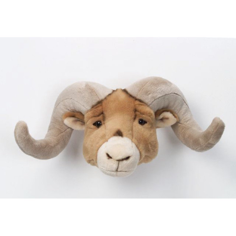 大角羊頭 北歐風格動物造型壁掛