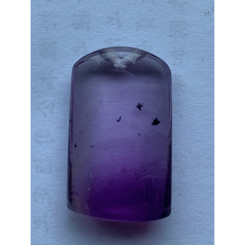 紫水晶吊墜：淨體，裡面有海膽花