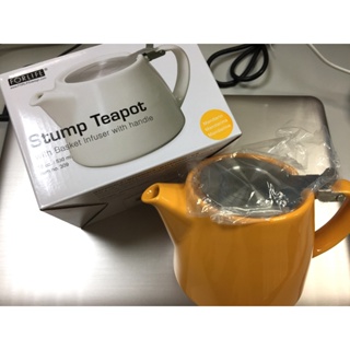 【現貨】ForLife 陶瓷壺 色釉鐵蓋壺 Stump Teapot 530ml 18oz 茶壺 泡茶／黃色