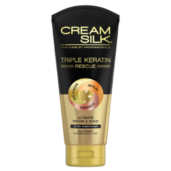 【Eileen小舖】菲律賓 Cream Silk Triple Keratin Rescue  深層潤絲精 340ml