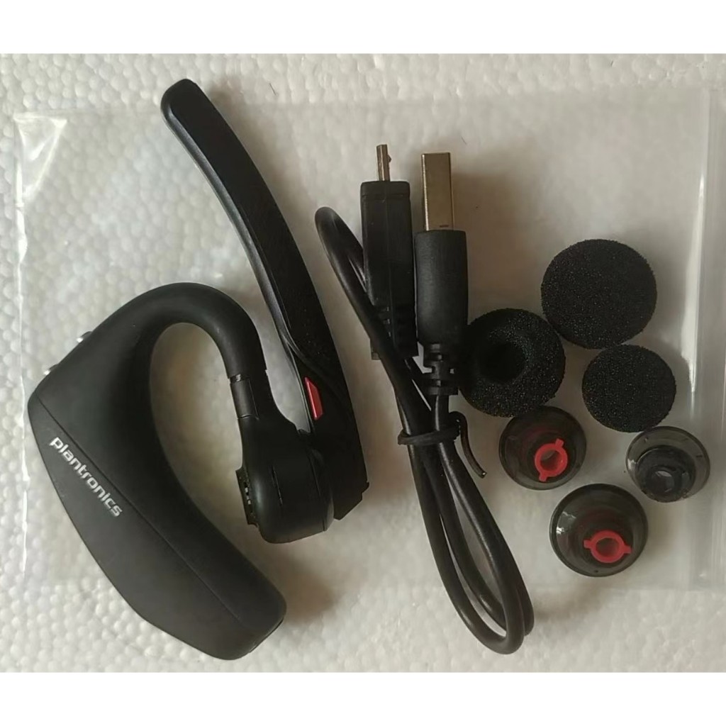 原廠商品 9成新福利機 Plantronics Voyager 5200 藍芽耳機 送耳塞與收納盒 保固3個月