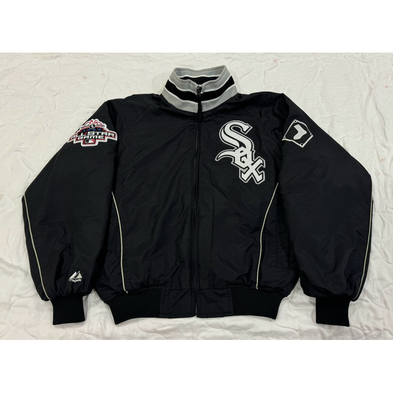 Majestic MLB Chicago White Sox 大聯盟 白襪隊 球員版 Pro 實戰 電繡 棒球外套