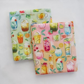 【布學無數Fabricology】布料/手作/數位印花/防潑水/2024春季布料/⌂*生活小日常/夏日特調
