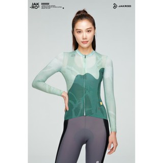 JAKROO/捷酷「2024新品～*碧澗*女長袖車衣」～OFFTHEBEATENPATH系列～～不同層次的綠、自然而和諧