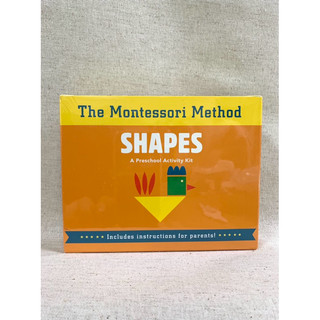 全新現貨 兒童認知教材The Montessori Method SHAPES 形狀認識 適合3歲以上 義大利設計教材盒