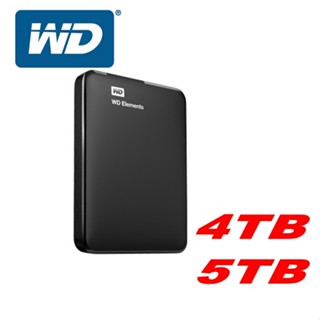 WD Elements 4TB 5TB USB3.0 2.5吋 行動硬碟