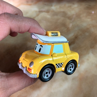 POLI波利警車 合金車模型 汽車玩具 不可變形 計程車🚕 合金車