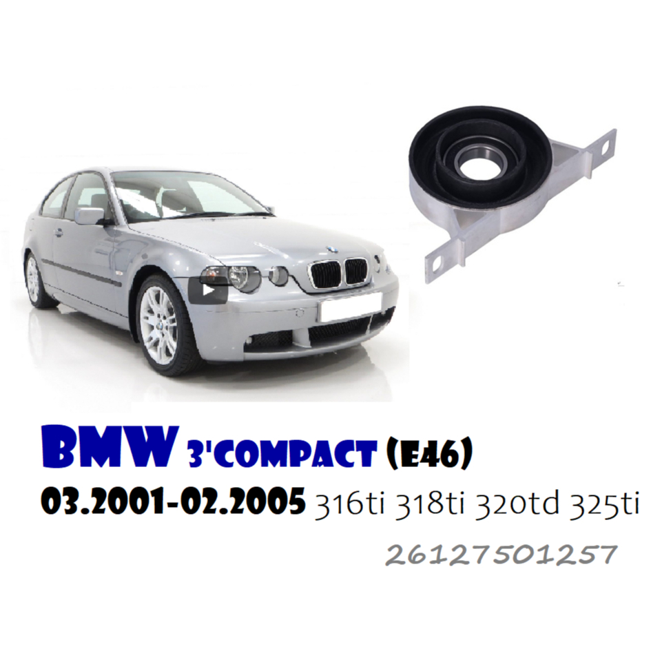 BMW 3'Compact (E46) 03.2001-02.2005 316ti 318ti 320td 325ti