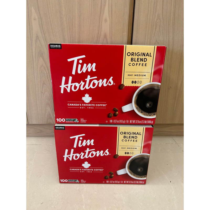 【H2Shop】加拿大品牌 Tim Hortons coffee 咖啡膠囊 K-Cup 100顆 預購/現貨