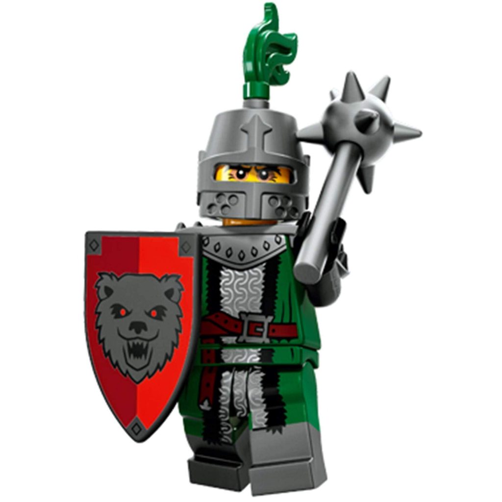 【瘋豬】LEGO樂高 灰熊騎士 15代 71011 frightening knight (邪惡騎士 熊兵 人偶)
