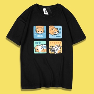 JZ TEE 橘貓日常生活 印花衣服短袖T恤S~2XL 男女通用版型